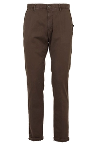 Slacks Textured Cotton Pants