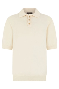 Zanone Short-Sleeved Knitted Polo Shirt