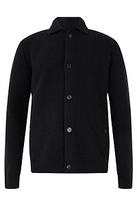 Slowear Ribbed Button-Up Cardigan