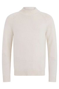 Slowear Ribbed Crewneck Knitted Sweater