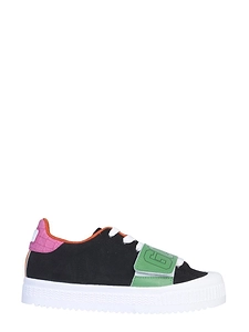 Gcds Logo Strap Panelled Sneakers