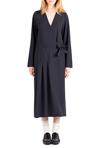 SociÉTé Anonyme Jap V-Neck Tie-Fastened Dress