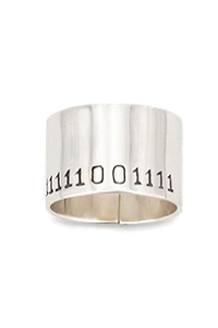 SociÉTé Anonyme Logo Engraved Band Ring