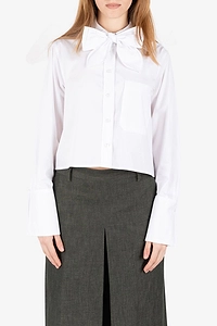 SociÉTé Anonyme Long-Sleeved Bow-Detailed Shirt