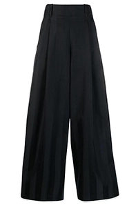 Nina Pleated Wide-Leg Pants
