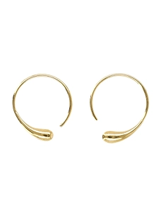 Goutte Mid Hoop Earrings