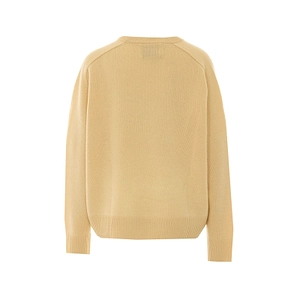 Soft Goat Boyfriend Crewneck Knitted Sweater