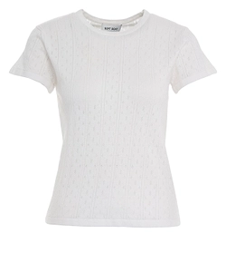 Soft Goat Pointelle T-Shirt