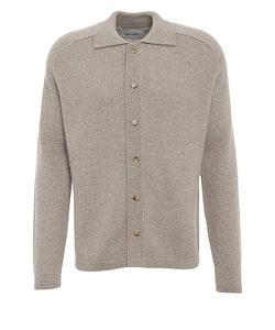 Soft Goat Buttoned Knit Shirt