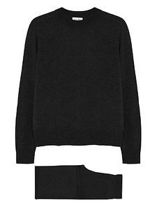 Soft Goat Two-Piece Knitted Set