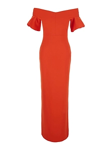 Solace London Cielo Off-Shoulder Maxi Dress
