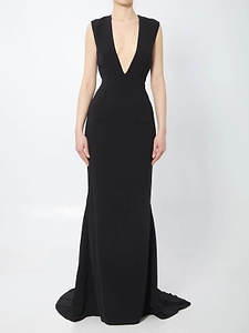 Althea Plunge Maxi Dress