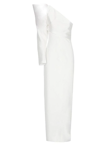 Solace London One-Shoulder Long Dress