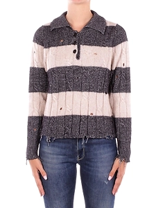 Solotre Knitted Striped Jumper