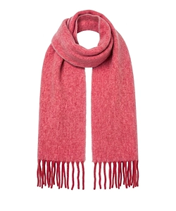 Solotre Logo Detailed Fringed Scarf