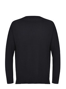 Solotre Ribbed Boat-Neck Knitted Sweater