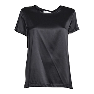Solotre Short-Sleeve Satin T-Shirt