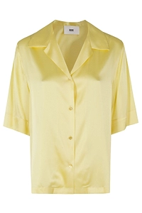 Solotre Short-Sleeve Silk Shirt