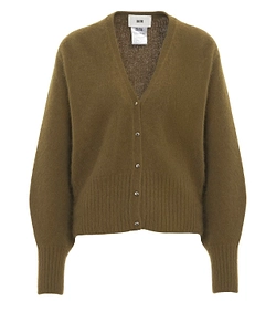 Solotre V-Neck Buttoned Knitted Cardigan