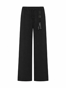 Song For The Mute Drawstring Wide Leg Pants