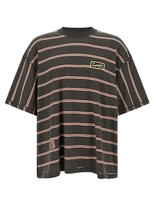 Song For The Mute Gym Tee Striped Oversized T-Shirt