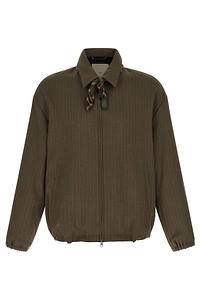 Song For The Mute Slim Coach Pinstripe Jacket