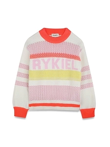 Sonia Rykiel Logo Stripe Sweater