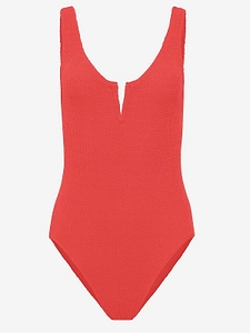 Ava Crinkled V-Neck Swimsuit