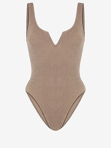 Ava Crinkled V-Neck Swimsuit