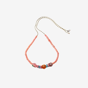 Mixed Bead Adjustable Necklace