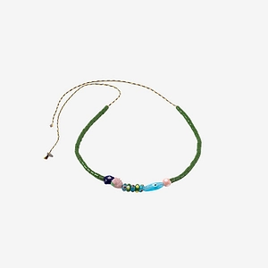 Mixed Glass Bead Necklace