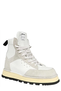 Spalwart Contrast Panel Lace-Up Boots