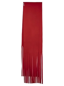 Sportmax Avocado Fringed Scarf
