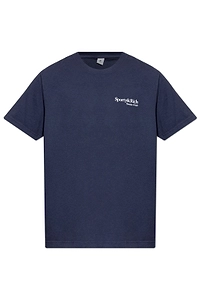 Sporty & Rich Logo Printed Crewneck T-Shirt