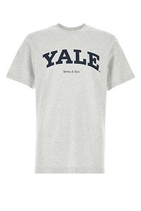 Sporty & Rich Yale Printed Crewneck T-Shirt