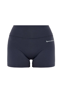 Yoga Retreat Logo Biker Shorts