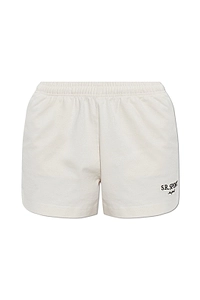 Sporty & Rich Yoga Retreat Logo Shorts