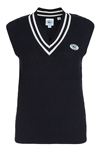 Sporty & Rich Zig Zag Knitted Vest