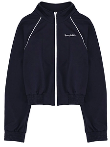 Sporty & Rich Zip-Up Track Sweater