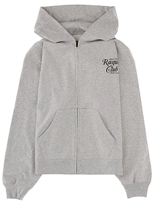 Sporty & Rich Zip-Up Hoodie Sweater