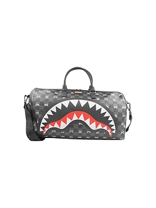 Sprayground Check Print Duffle Bag