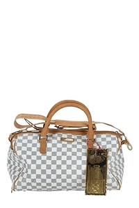 Checked Zipped Mini Duffle