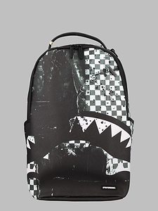 Sprayground Kids Painted Check Print Backpack