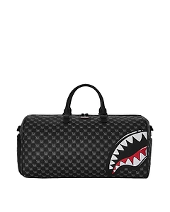 Shark In Paris Check Duffle Bag