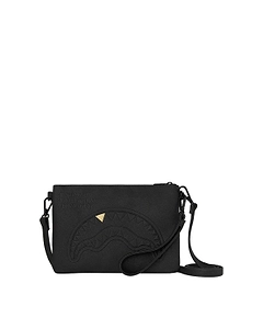 Shark Mouth Embossed Clutch Bag
