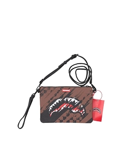 Smeared Grunge Crossover Clutch Bag