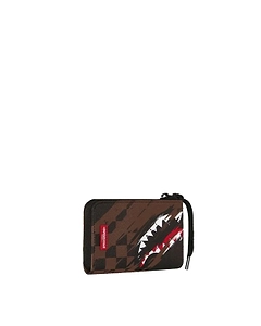 Smeared Grunge Shark Zip-Around Wallet
