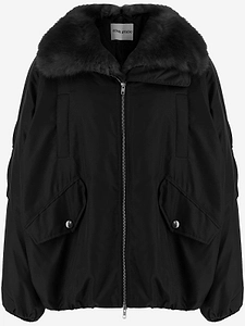Stand Studio Faux Fur Collar Coat