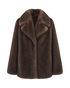 Stand Studio Long Sleeved Fur Jacket