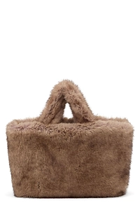Livi Fax Fur Top Handle Bag